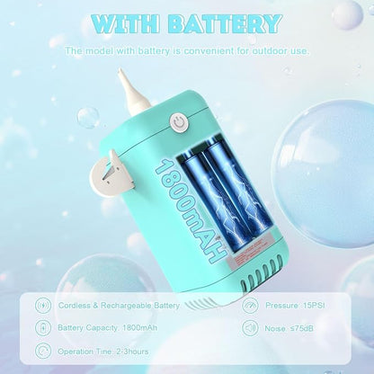 AXHJ Balloon Pump Electric Air Pumps, 2-in-1 Electric Air Balloon Pump，Balloon - Image 2