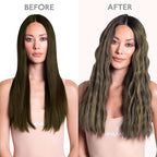 WENNALIFE Clip in Human Hair Extensions - 16 Inch 120g 7pcs Balayage Natural Black to Light Blonde - Remy Double Weft Real Human Hair