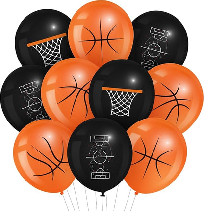 Censen 45 Pieces Basketball Balloons Party Decorations 12 Inch Basketball Latex by Censen