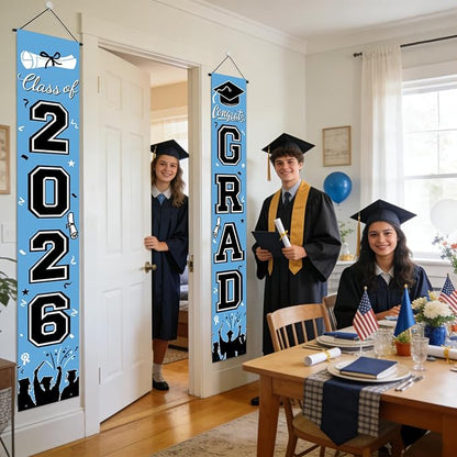 Graduation Banner Class of 2026, Graduation Decorations 2026 Porch Banner - Image 6