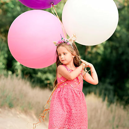 4pcs White Balloons 36 Inch Large Balloons - Image 5