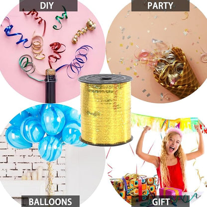 White Curling Ribbon, PP Balloon Ribbon - Image 3
