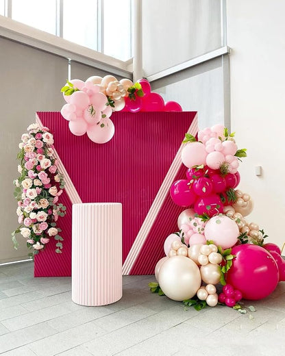 110pcs Hot Pink Balloon Arch Kit - Image 5