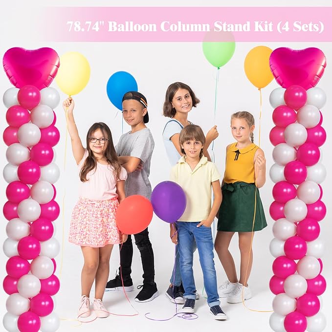 4 Set Heavy-Duty Balloon Column Stand Kit - Image 5