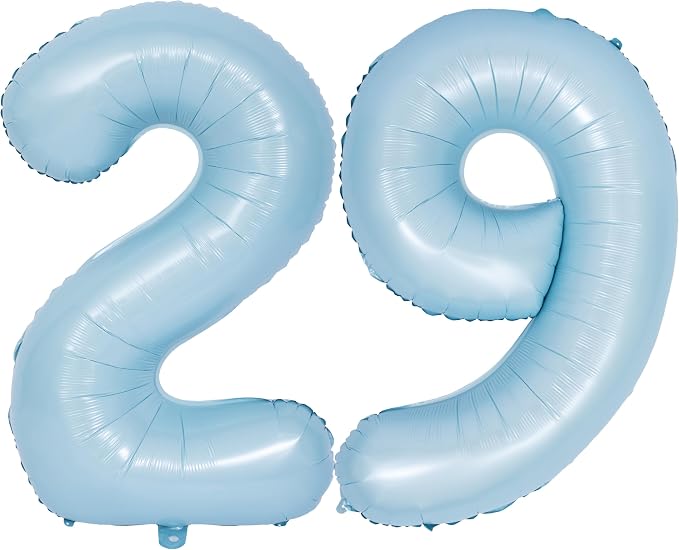 40 In Matte Blue Number Balloons Helium Foil Mylar Balloon Party Digital 29 | by Exquisitehighqualitypartydecorationstomeetyoureveryneed%EF%BC%81