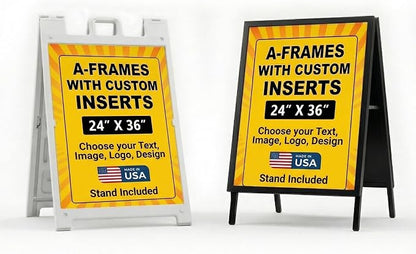 Custom A-Frame Sign Board Insert Coroplast Panels by DC 24x36 | Made in USA | by DreamController