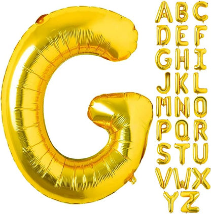 Lovoir 40 Inch Large Gold Letter G Balloons Big Size Jumbo Mylar Foil Helium by Lovoir