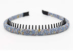 Fashion Hair Accessories Teeth Comb Hair Hoop Bands Soft Comfy Non-slip Headbands for Women (4 colors)