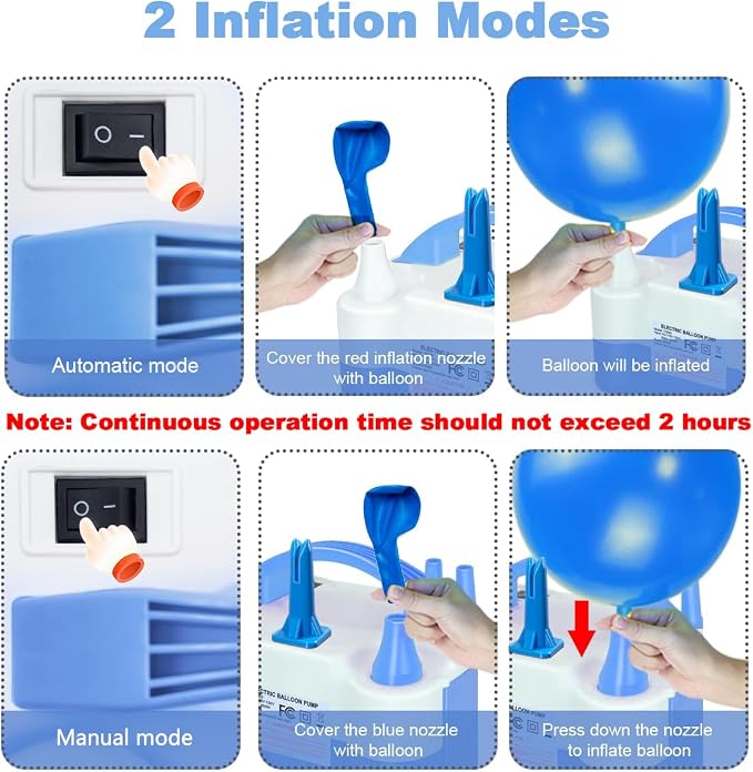 Electric Balloon Pump, Pump Electric, New Fast Balloon Tying Tool, Suitable - Image 6