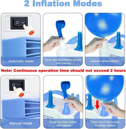 Electric Balloon Pump, Pump Electric, New Fast Balloon Tying Tool, Suitable - Image 6