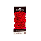 Amelia Beauty, Red Satin Small Scrunchies, 12-Pack – No Damage Hair Ties for Women, Gentle & Durable Hair Accessories, 2.5in x 0.5in