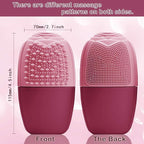XHJRI Ice Face Roller Massager,Ice Cube Roller for Face, Eyes and Neck Naturally Conditioning and Skin Care,De-Puff Eye Bags,Reduce Migraine Pain,Reusable Massage Silicone Ice Mold (Upgrade Rose)