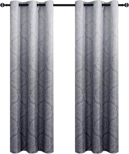 DWCN Ombre Blackout Curtains for Bedroom - Image 9