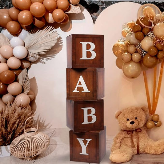 Voircoloria Baby Boxes with Letters by Voircoloria