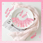 2 Inch Pink Hair Clips Barrettes Metal Snap Clips for Women Durable Water Drop Ideal Hair Accessories for Hairdressing Wedding and Everyday Use 20 pcs