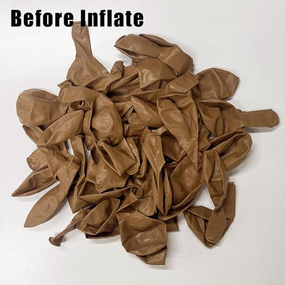 135pcs Brown Balloon Arch Kit Different Sizes of 18 12 10 5 Inch Dark Brown - Image 2