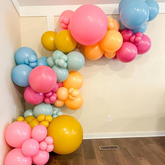 Spring Balloon Arch Kit, Retro Nude Balloons Assorted Colors - Image 6