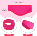 Sucrain 4 Pcs kids Ear Muffs Winter Stretch Ear Warmer Fleece Headband for Girls Boys Outside Sporting Running Ski Cycling