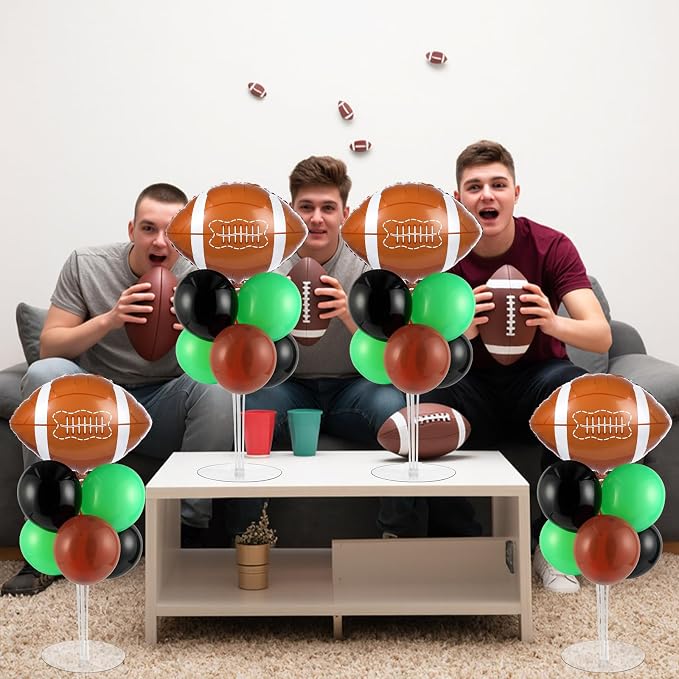 4 Sets Football Party Balloons Stand Kit - Image 6