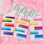 WHITEBRIDGE 50pcs Simple Colorful Rainbow Hair Bobby Pins Metallic Barrettes Hair Clips for Women Girls - Metallic Gradient Colorful Shiny Hairpins Bobby Pins Set