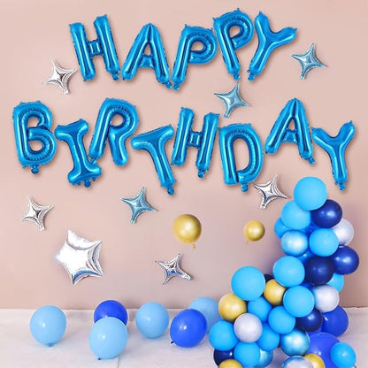 Happy Birthday Balloons Banner, Foil Balloon Personalized Name Letters Balloons - Image 4