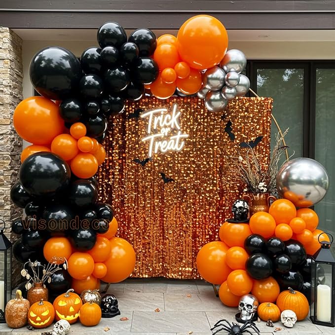 Halloween Balloon Arch Kit, 5/12/18 in, Trunk or Treat, Halloween Birthday & - Image 2