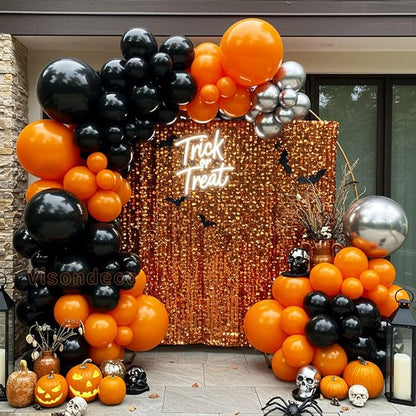 Halloween Balloon Arch Kit, 5/12/18 in, Trunk or Treat, Halloween Birthday & - Image 2