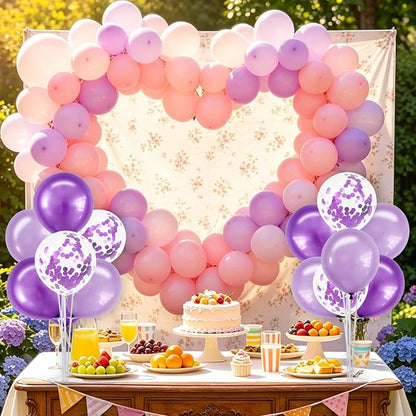 TONIFUL 4 Set Purple Balloon Stand Balloon Centerpiece - Image 4