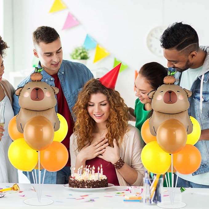 Capybara Party Balloons Stand Kit 2 Sets - Image 6