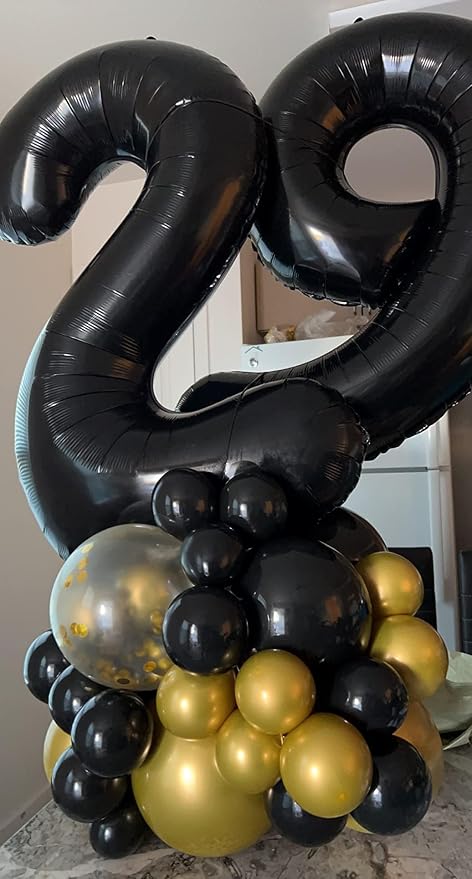 Number Balloons Black 26 Balloon 40 inch - Image 2