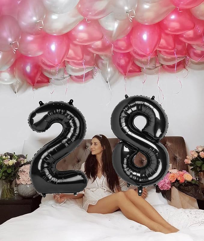 Number Balloons 21 Balloon 40 inch Black - Image 4