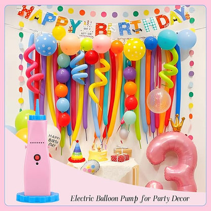 Balloon Pump Electric Air Pump for Long Balloon Inflator Blower Machine for - Image 5