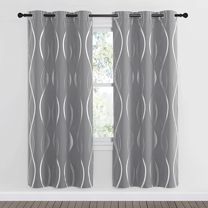 NICETOWN Blackout Curtains 72 inches Long, 2 Panels, 42 x 72 Inch, Microfiber - Image 2
