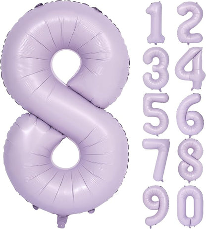 40 In Matte Purple Number Balloons Helium Foil Mylar Balloon Digital 70 | by Exquisitehighqualitypartydecorationstomeetyoureveryneed%EF%BC%81