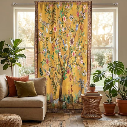 HMS Happy Memories Door Curtain, Tree of Life, 1 Panel | Rod Pocket, Thermal - Image 2