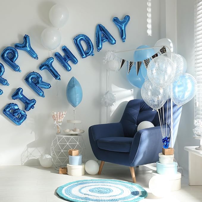 6 Pack Blue Balloon Weights Metallic Holder Anchors Balloon Holder Weights - Image 7
