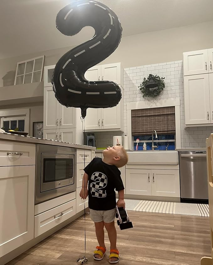 Line 1 Balloon - Number Balloon 40 Inch, 1st Line Birthday Decorations | Giant - Image 7