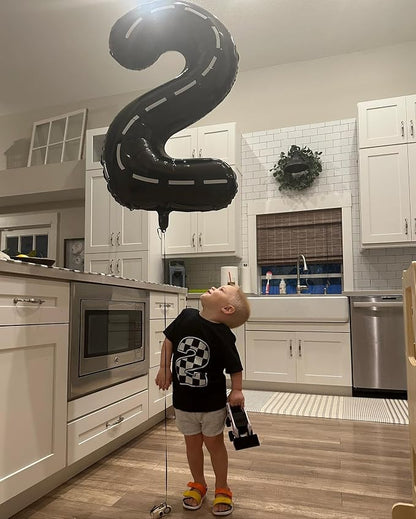 Line 1 Balloon - Number Balloon 40 Inch, 1st Line Birthday Decorations | Giant - Image 7