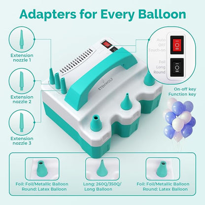 ETENWOLF Electric Balloon Pump for All Balloons | Balloon Inflator for Birthday - Image 6