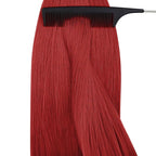 YoungSee Nano Ring Hair Extensions Red Nano Beads Hair Extensions Human Hair 22 inch Nano-tip Extension Red Nanolink Remy Hair Colored for Holiday Dinners 25g 25s