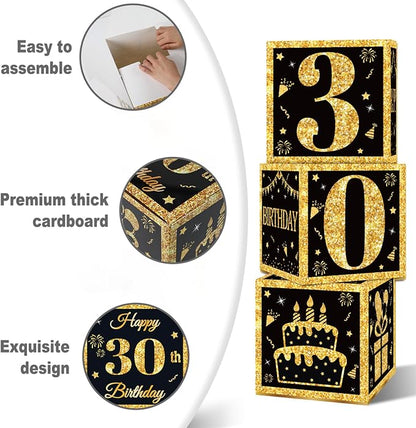 DataMoon 30th Birthday Decorations Boxes - Image 6