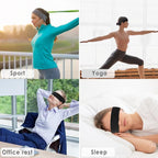 Workout Headbands for Women Hair 9 Pcs Non Slip Cotton Like Head Bands for Girls 2.5 inch Wide Soft Elastic Cloth Athletic Sweat Hair Women Bands