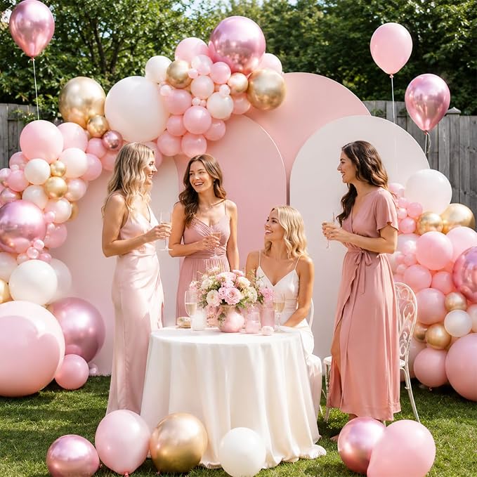 Pink Gold Balloons - Image 7