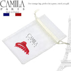 Camila Paris CP3224 French Hair Clip for Women, Small Narrow, Open, Girls Hair Claw Clips Jaw Fashion Durable and Styling Hair Accessories for Women, Strong Hold No Slip Grip, Made in France