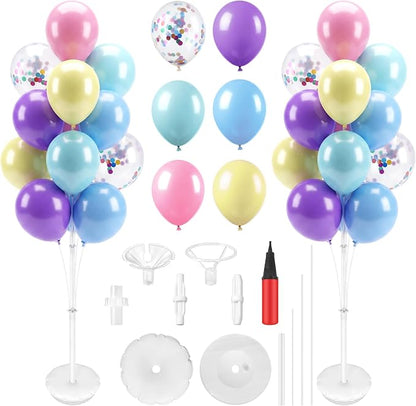 Aneco 4 Set Pastel Balloon Stand Kit by Aneco