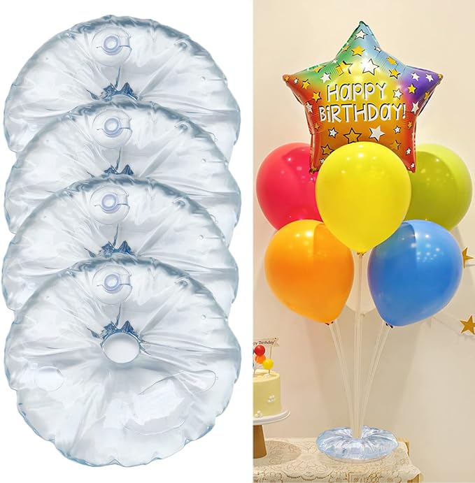Balloon Stand Base, 4 Pack Reusable Weight Bearing Bag by GDKJMY