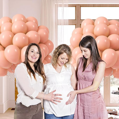 Peach Balloons 12 inch, Peach Latex 50pcs Party Balloons | Baby Shower - Image 7