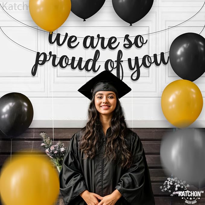 KatchOn Felt We are So Proud of You Banner 8 Feet | No DIY, Congratulations - Image 7