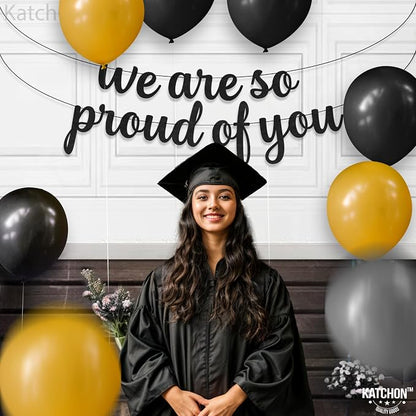 KatchOn Felt We are So Proud of You Banner 8 Feet | No DIY, Congratulations - Image 7