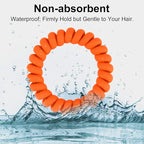 JessLab Spiral Hair Ties for Women, 10-Pack Traceless No-Damage Ponytail Holders, Coils Hair Bands for Girls, Assorted Colors